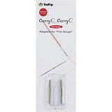 Адаптер для тросика "Fine Gauge", алюминий, серебристый, Tulip, CTMM-74