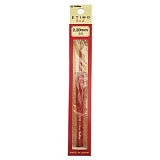 Крючок для вязания с ручкой "ETIMO Red" 2,2мм, алюминий/пластик, красный, Tulip, TED-030e