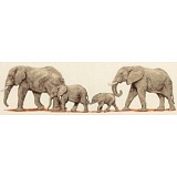 Набор для вышивания Anchor "Elephant Stroll" 14*47см, MEZ Венгрия, PCE732