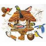 Набор для вышивания Anchor "Bird Table" 36*45см, MEZ Венгрия, APC942
