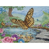 Набор для вышивания Maia "3D Butterfly" 45*60см, MEZ Венгрия, 5678000-01232
