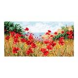 Набор для вышивания Maia "Clifftop Poppies" 23*45см, MEZ Венгрия, APC940