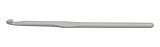 Крючок для вязания "Basix Aluminum" 5мм/15см, алюминий, серый, KnitPro, 30780
