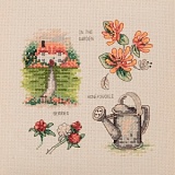 Набор для вышивания Anchor "Honeysuckle Cottage" 16*16см, MEZ Венгрия, PCE978